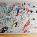 Artist Loft Splatter Paint Wall Mural