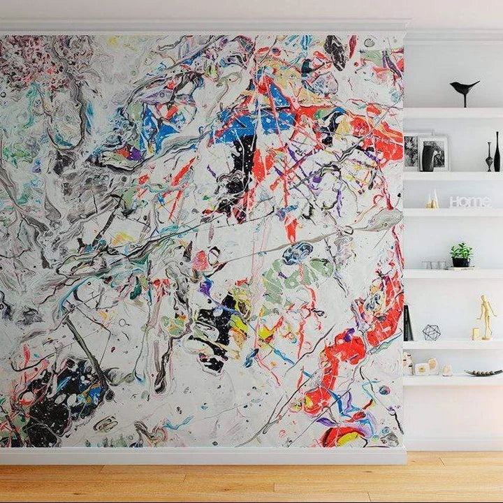 Artist Loft Splatter Paint Wall Mural
