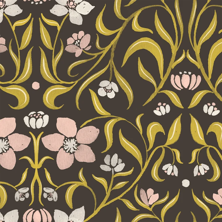 Art Nouveau Vine Florals